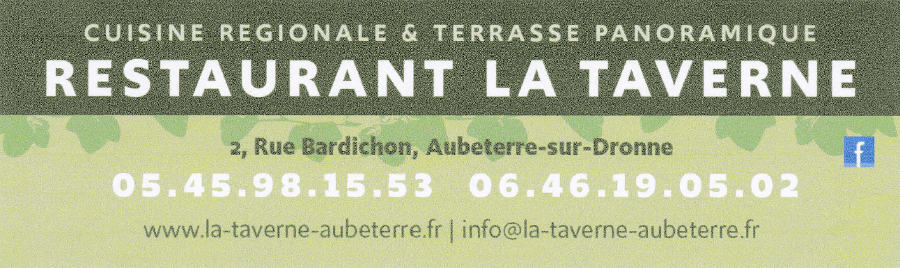 Encart sponsor LA TAVERNE